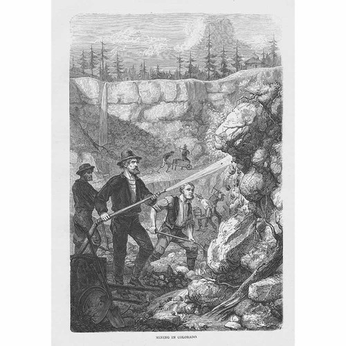 Mining colorado antique - in,