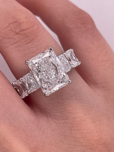14k white gold - gold, 5ct