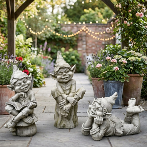 Pixie elf ornament stone - elf,