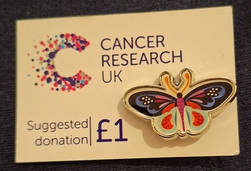Charity pin badge - , cancer