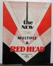 1930s Barrett Mechanical Lift Truck Models Order Codes Specs Sales Brochure