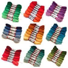 Sets of Appletons Wool Skeins Colour Range - Tapestry 4ply & Crewel 2ply yarn 