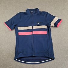 Rapha Cycling Jersey Mens Small Blue Brevet Merino Wool Blend Insulated Top