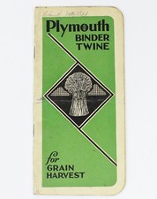Vintage 1933 PLYMOUTH BINDER