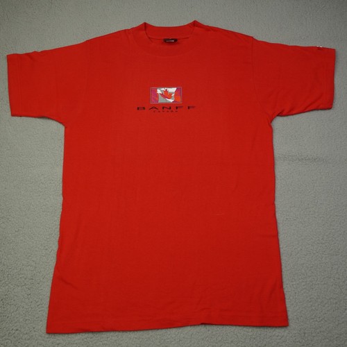 Banff canada mens shirt red - canada,