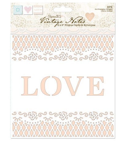 Papermania vintage notes 6 - 'vintage, 6"