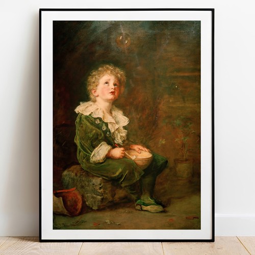 Millais art print bubbles - millais,