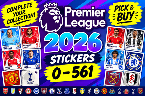 Premier league stickers 2026 - stickers,