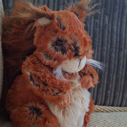 Plush stuffed squirrel soft - stuffed,