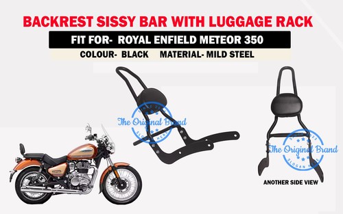 Sissy bar backrest with - bar, "with