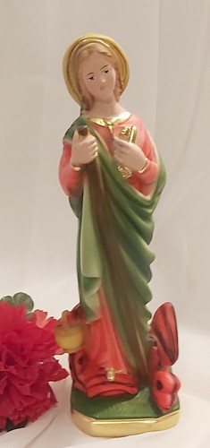 Saint martha plaster - martha, 8"(h)