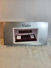 WOODEN DESK VALET, BROWN , NEW