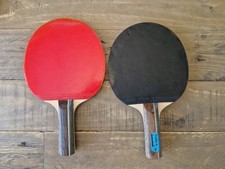 2 x Dunlop Vintage Table Tennis Paddle Bat Blade Table Star Tournament Play