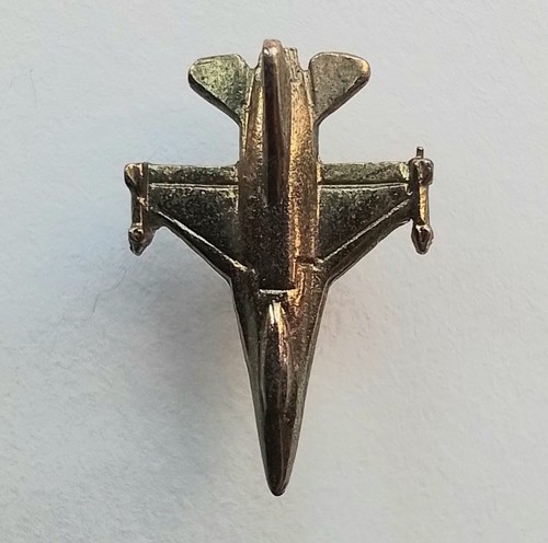 Vintage metal plane pin badge - vintage,