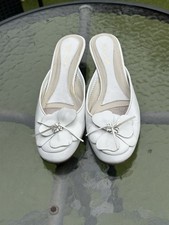 Unisa White Sandals Heel
