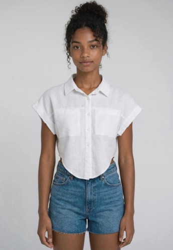 Zara girls white oversized - white,