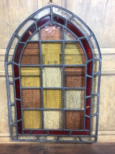 Antique leaded stained glass - stained,