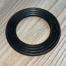 Antique Barometer ribbed wooden ring butlers mirror surround