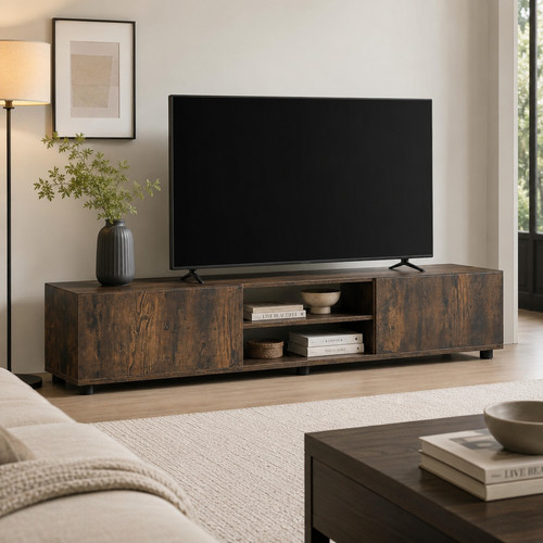 Unit 160cm rustic brown - brown, 2