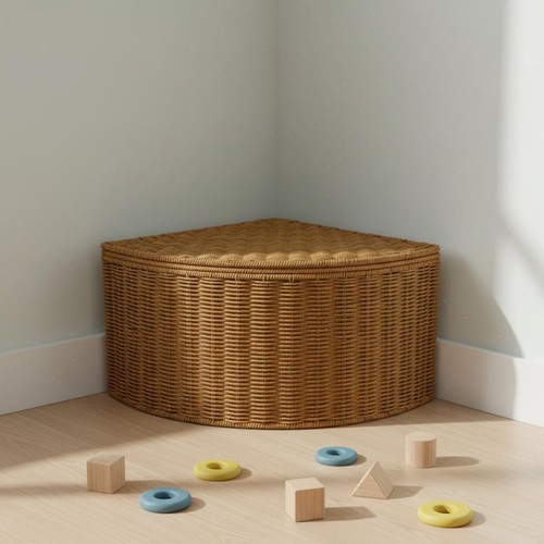 Triangle imitation rattan - imitation,