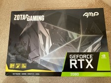 nvidia GeForce RTX 2080 with water cooling block Graphics Card AMP Zotac 8GB