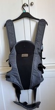 Barely Used Nuby 3-in-1 Baby Carrier (1 Week–18 Months) – Grey/Black