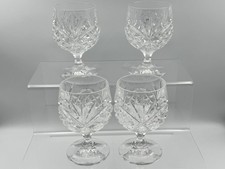 Set of 4 Lead Crystal Brandy