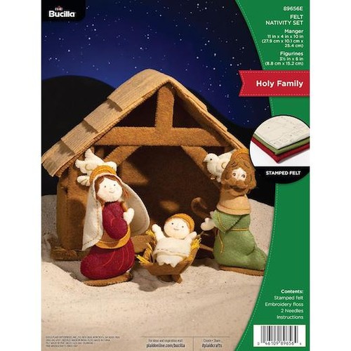Bucilla felt applique kit - 3-d,