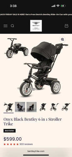 Convertible stroller bentley - convertible,