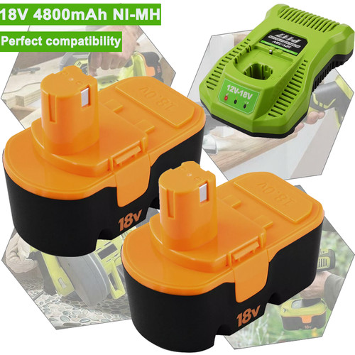 2pack for ryobi 18v - ryobi, 18