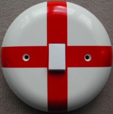 RARE LIGHT SWITCHES IN FLAG COLOURS SINGLE GANG 2 WAY 6 AMP ENGLAND/UNION JACK