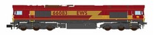 RT-N66-EW-083 Revolution Trains N Gauge Class 66 66083 EWS (DC/DCC ready)