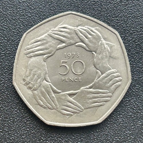 1973 50p fifty pence old - pence,