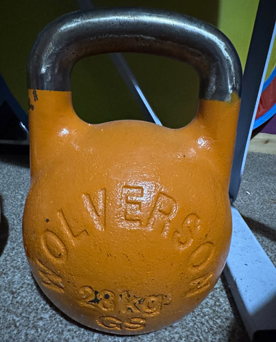 28kg cast iron kettlebell - 28kg,