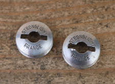 Stronglight 49D Aluminium Chainset Crankset Dust Caps Vintage Retro Steel Bike