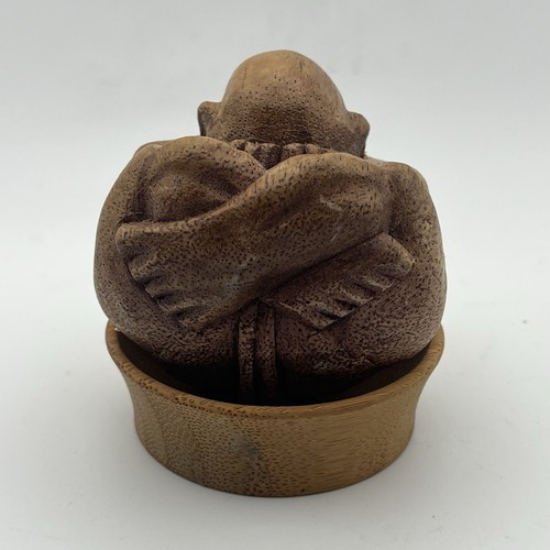 Small carved sacred wooden - small,