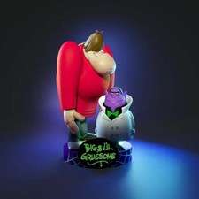 The Wacky Races Big and Lil Gruesome Model- The Wacky Races 19cm