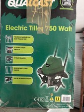 Garden electric tiller 750 Electric Tiller Green/ Corded 750-Watts Lightweight
