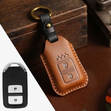 Leather Remote Key Case Fob