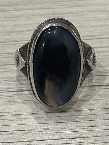 Vintage men ring silver - vintage, men's