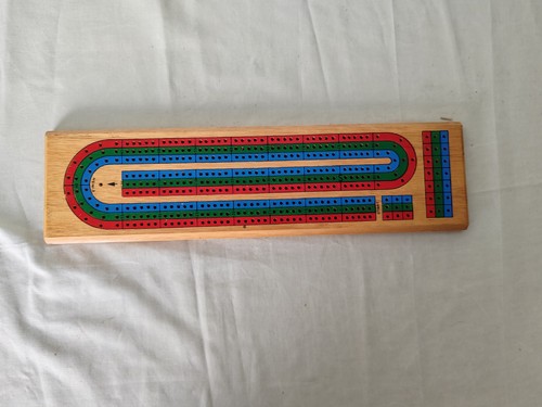 Colourful cribbage board - colourful, game