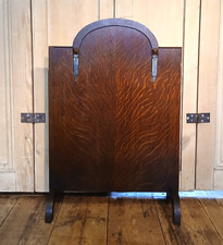 ANTIQUE ART DECO OAK FIRE