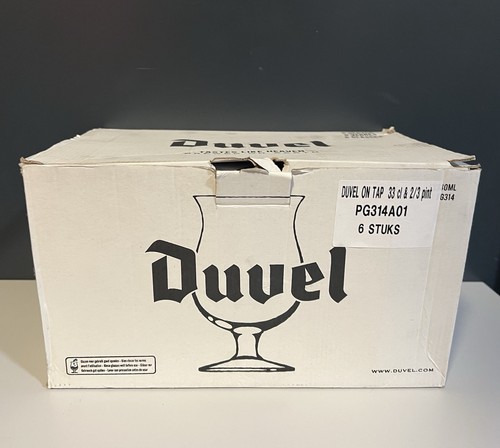 Duvel belgian beer glass 33cl - belgian,