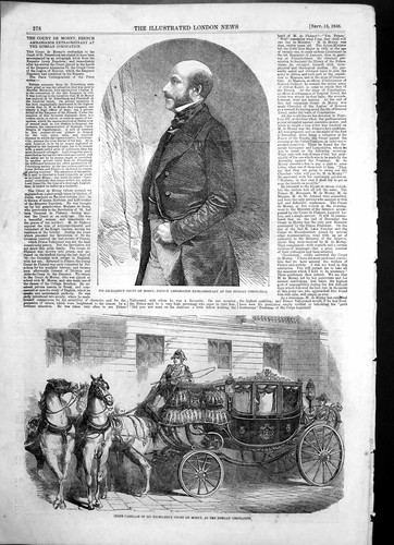 Antique old print - old, count