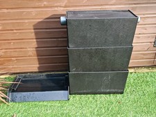 JS Koi Bakki Shower Filter 600mm, 1.5" Side Inlet With Brand New Media 