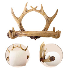 Rustic Deer Antler Toilet