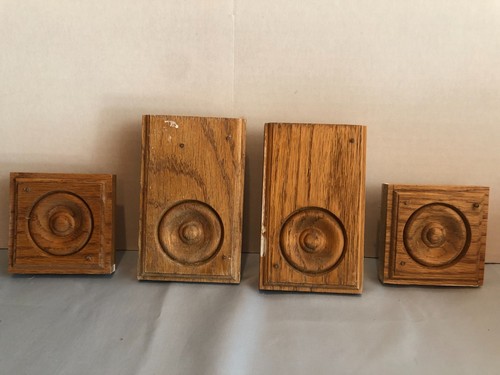 Vintage rosette wood - &, plinth