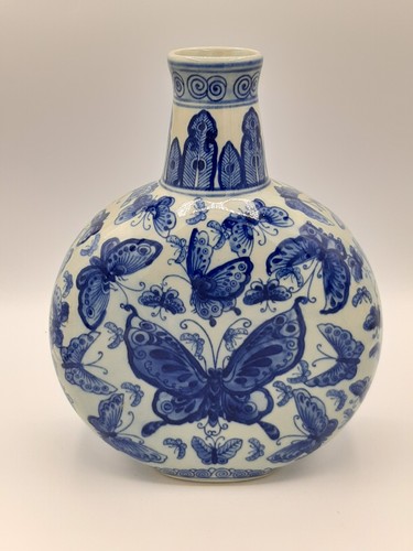 Chinese blue white butterfly - chinese,