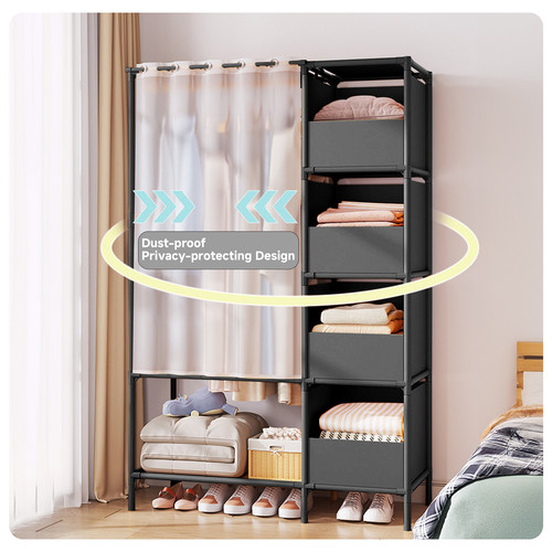 Clothes rail hanging - hanging, rack