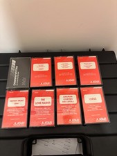 Atari 800XL Joblot of 8 Atari games incl Centipede (read description)